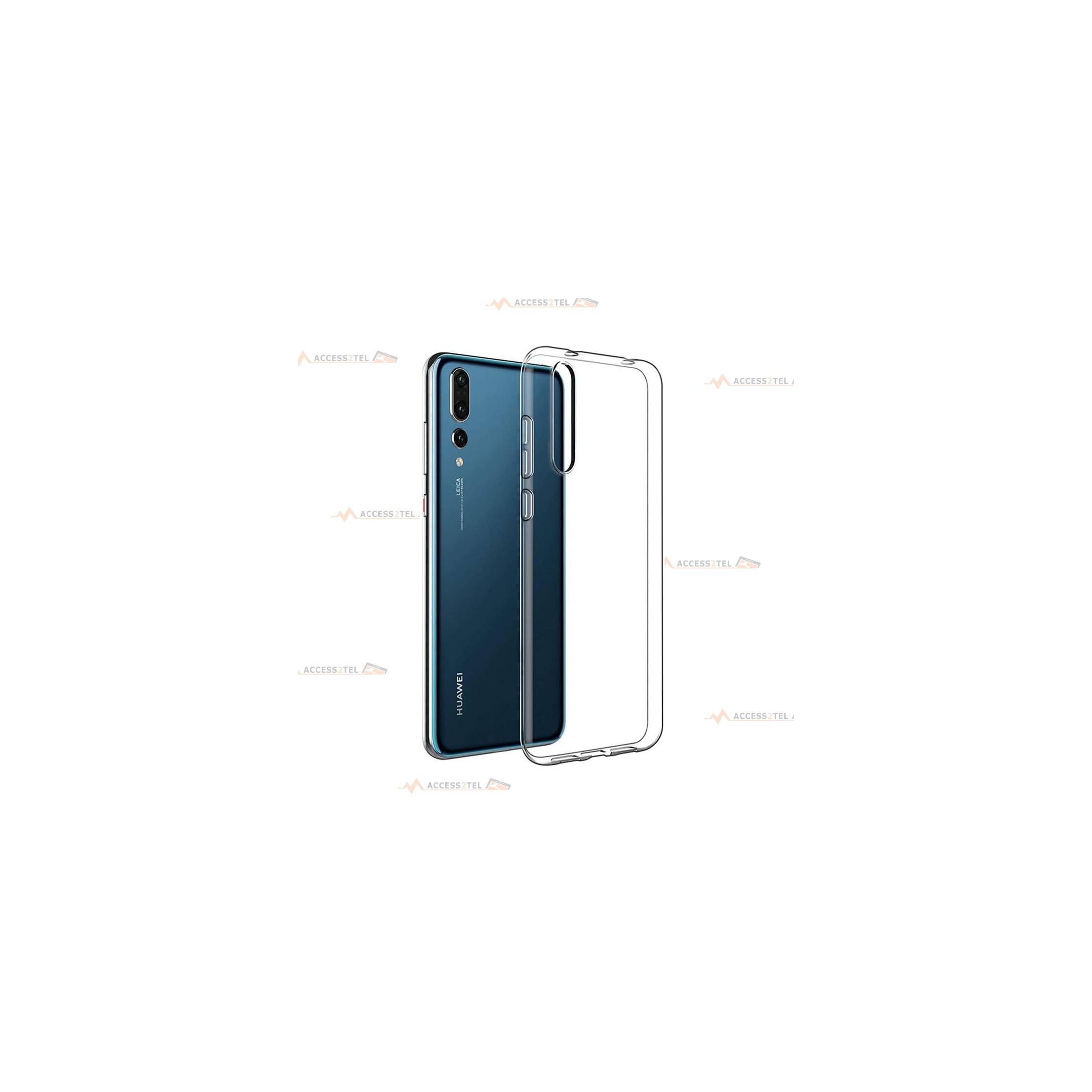 coque pour huawei P20 pro transparente silicone souple