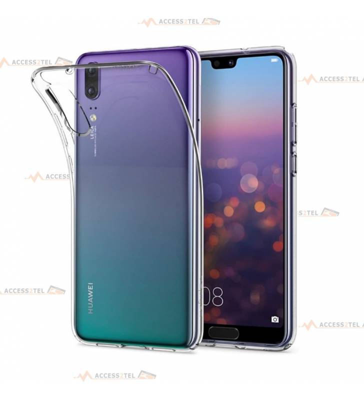 coque pour huawei P20 transparente silicone souple