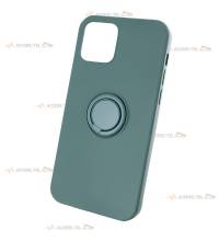 coque verte avec anneau pour iphone 12 et iphone 12 pro