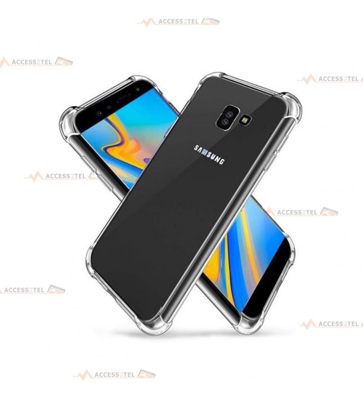 coque pour samsung galaxy J6 transparente coins renforcés