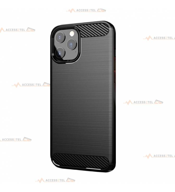 coque renforcée pour iphone 11 pro carbone