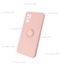 coque rose avec anneau pour xiaomi poco m3 pro