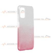 coque renforcée pour xiaomi poco m3 pro paillettes dégradé rose