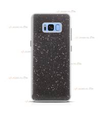 coque pour samsung galaxy S8 plus paillettes noire