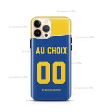 coque de téléphone personnalisable avec son nom sur le maillot de l'équipe de basket de NBA Golden State Warriors