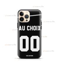 coque de téléphone personnalisable avec son nom sur le maillot de l'équipe de basket de NBA San Antonio Spurs