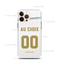 coque de téléphone personnalisable avec son nom sur le maillot de l'équipe de basket française de Châlons-Reims