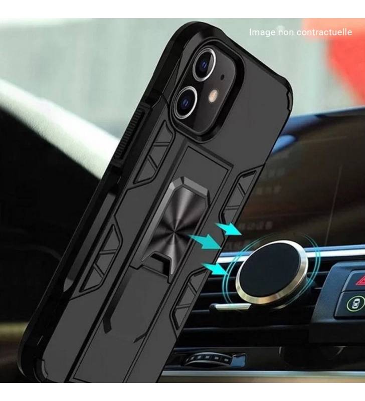 coque renforcée avec aimant pour redmi note 9 support voiture