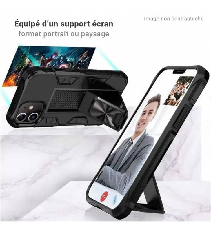 coque renforcée avec aimant pour redmi note 9 support film