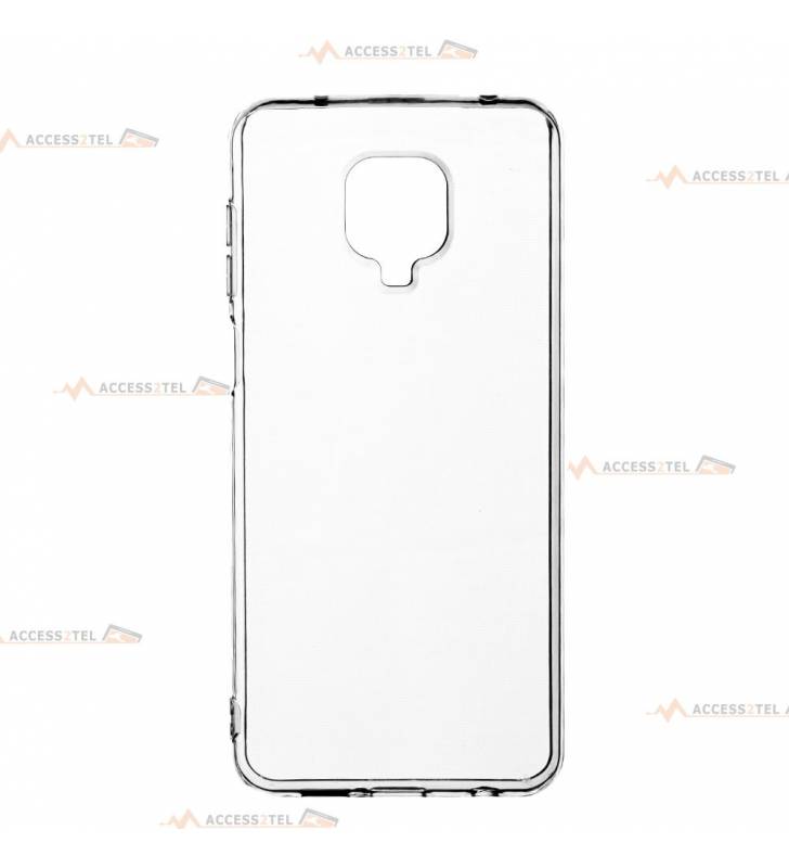 coque pour xiaomi redmi note 9s note 9 pro ou note 9 pro max transparente silicone souple