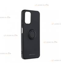 coque noire avec anneau pour redmi note 10 et note 10s