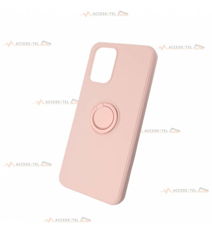 coque rose avec anneau pour redmi note 10 et note 10s