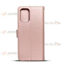 étui pour xiaomi redmi note 10 et note 10S mandala rose gold face