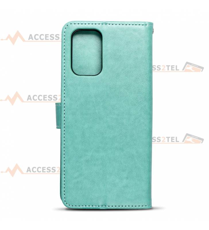 étui pour xiaomi redmi note 10 et note 10S mandala vert face