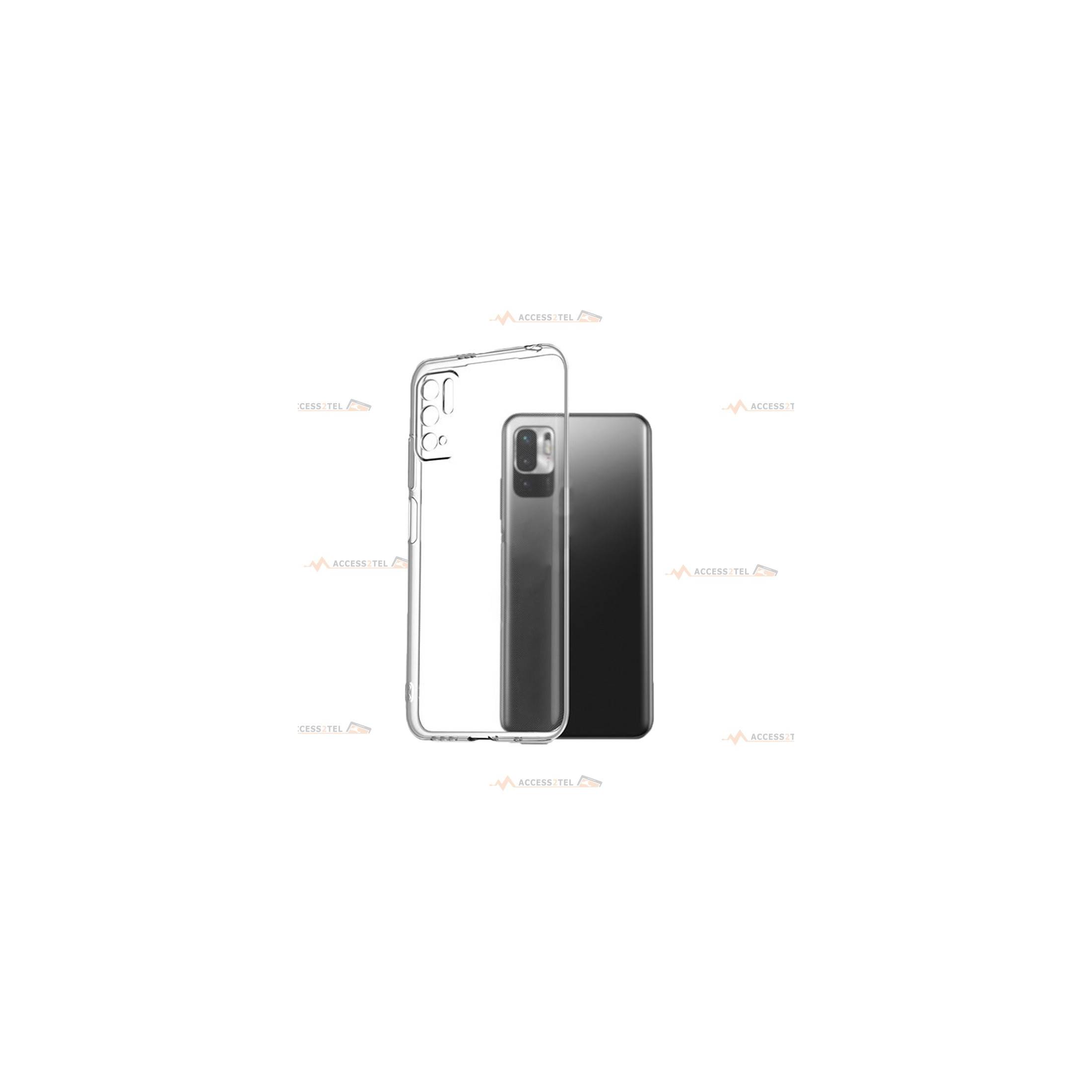 coque pour xiaomi Redmi note 10 5g transparente silicone souple