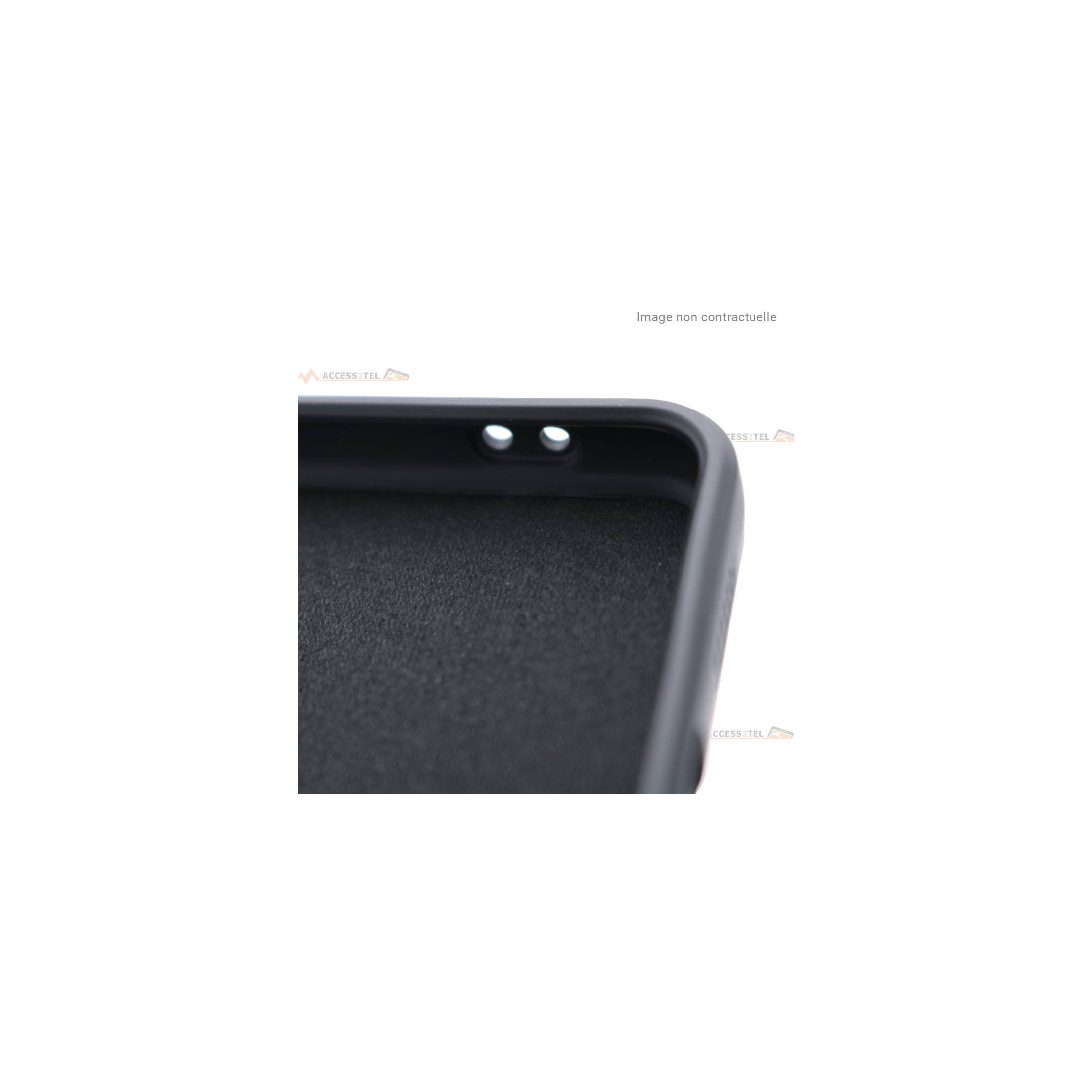 coque noire interieur fibre pour redmi note 10 5g