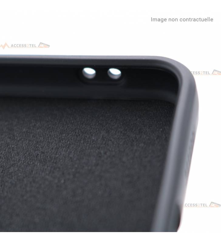 coque noire interieur fibre pour redmi note 10 5g