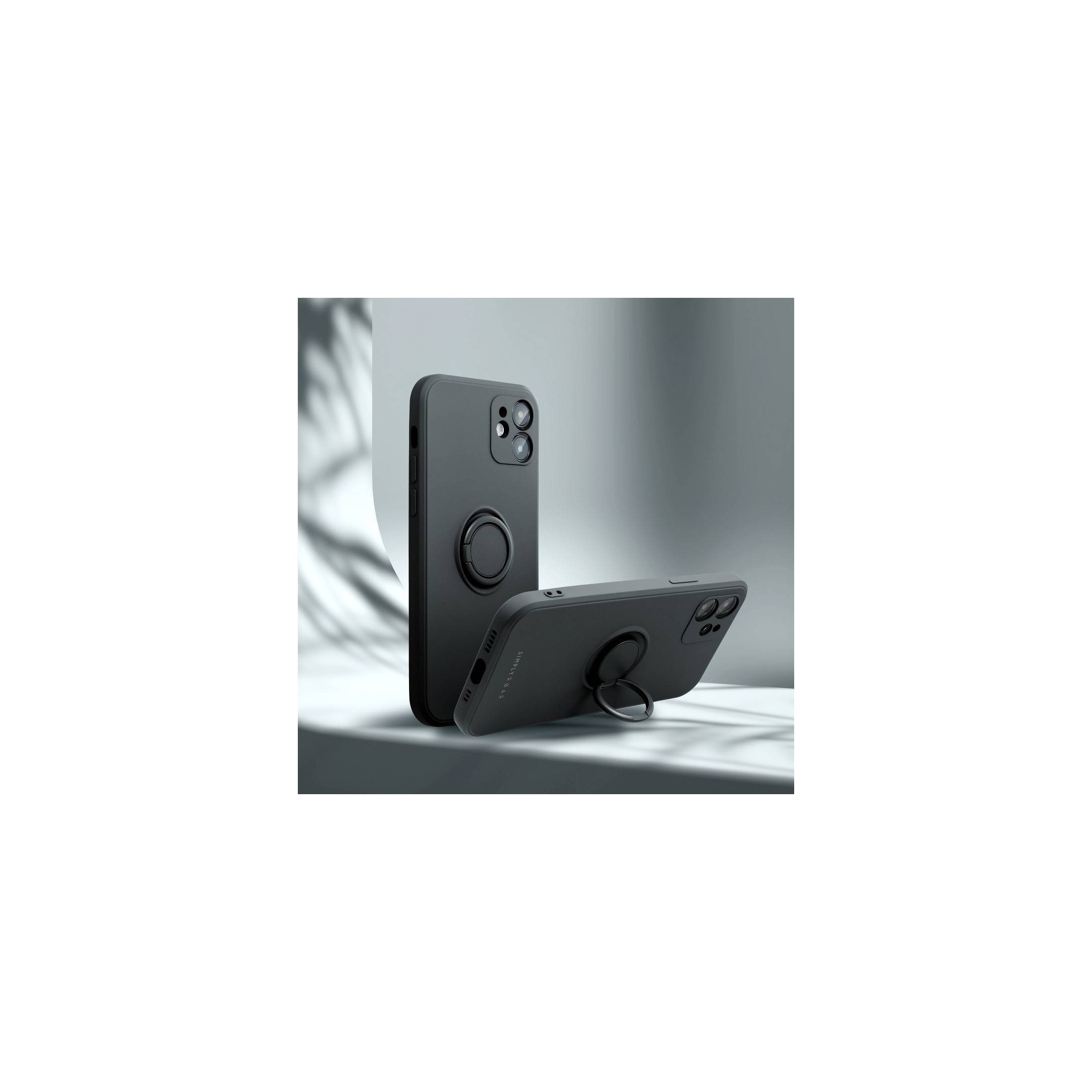 coque noire support design pour redmi note 10 5g