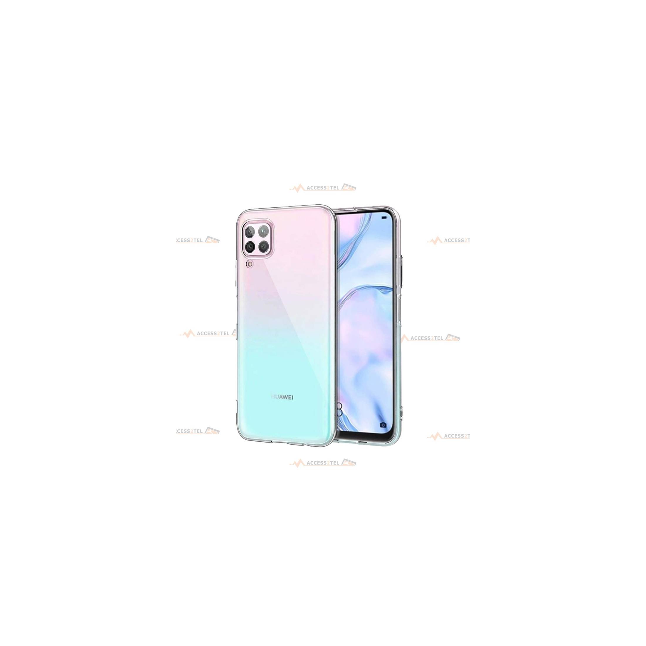 coque pour huawei P40 lite transparente silicone souple