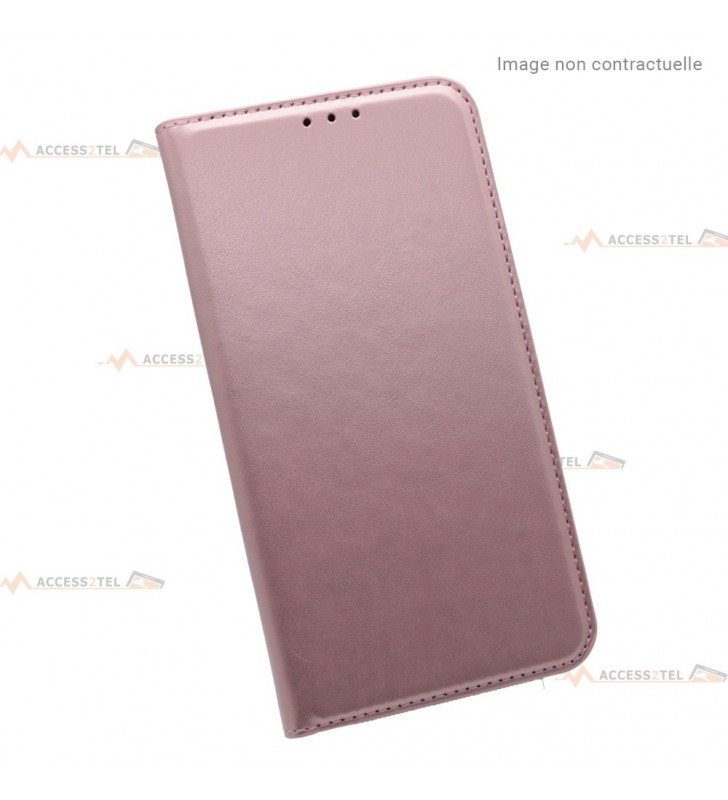 étui rose pour huawei p40 lite en simili-cuir