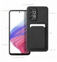 coque porte carte noire pour Samsung Galaxy A33 5G en simili-cuir