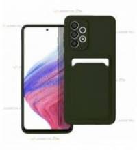 coque porte carte verte pour Samsung Galaxy A33 5G en simili-cuir