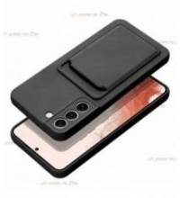 coque porte carte noire pour Samsung Galaxy S22 Plus pratique