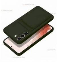 coque porte carte verte pour Samsung Galaxy S22 Plus pratique