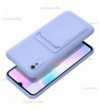 coque porte carte violette pour Xiaomi Redmi 9A et 9AT pratique