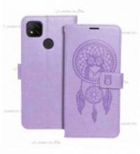 étui pour Xiaomi Redmi 9C attrape-rêves et hibou violet caméra