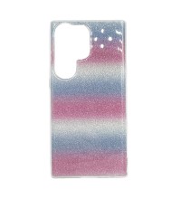 Coque pailletée pastel -...