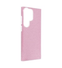 Coque pailletée rose -...