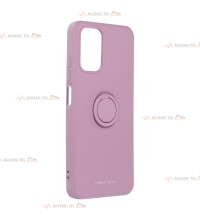 Coque silicone violette...