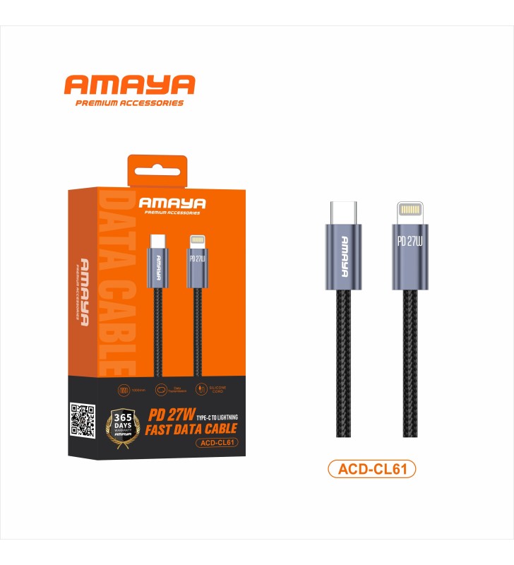 Câble iPhone USB-C vers Lightning – 27W – 1 mètre