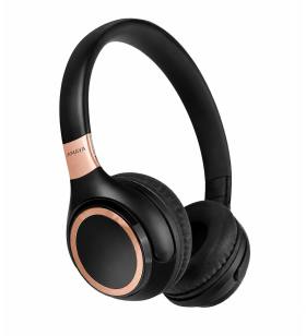 Casque Audio Bluetooth Amaya – 45h d'Autonomie, coloris noir et doré