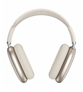 Casque audio Bluetooth compatible tous smartphones - Coloris blanc doré