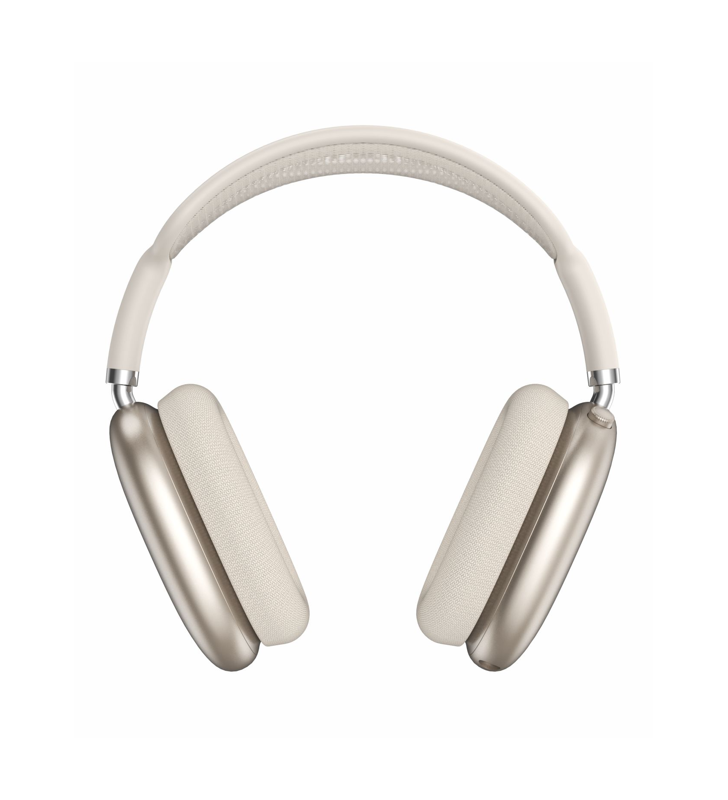 Casque audio Bluetooth compatible tous smartphones - Coloris blanc doré