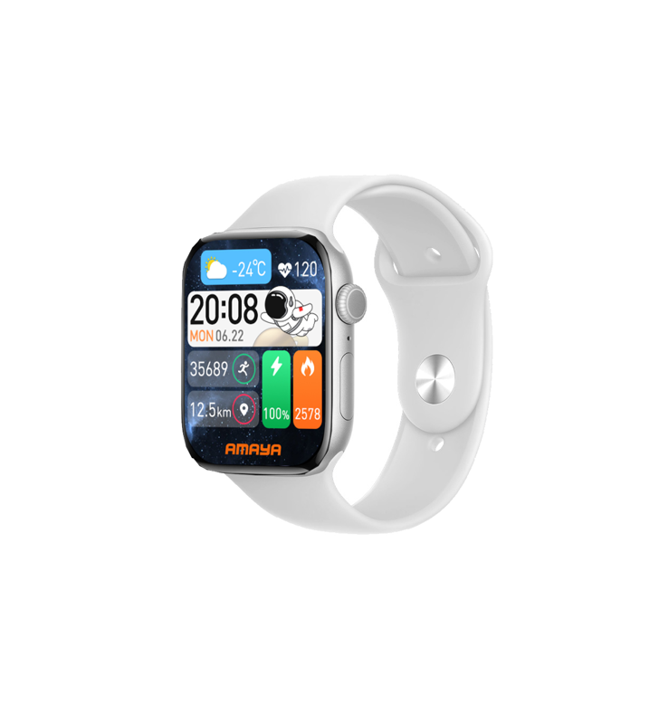 Montre connectée X10 Pro — Grand écran 2 pouces, autonomie 5 jours - Coloris blanc