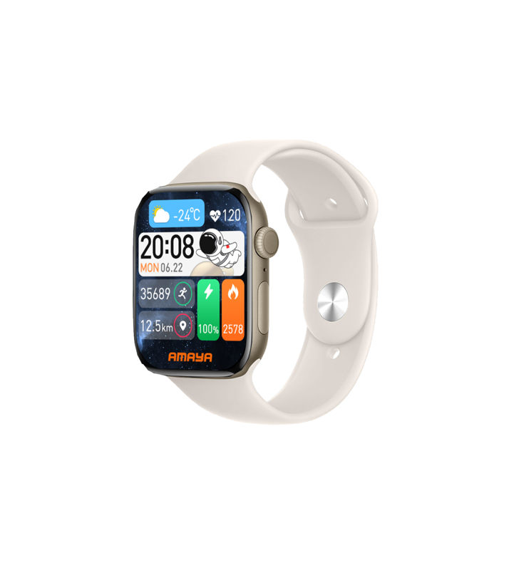 Montre connectée X10 Pro — Grand écran 2 pouces, autonomie 5 jours - Coloris doré